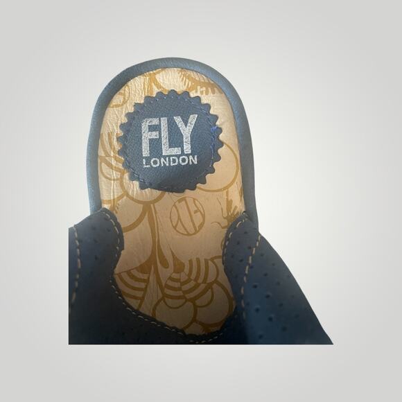 Fly London YALA Perf Wedge Open Toe Sandal | Size 40/US 9 | EUC - Picture 3 of 7